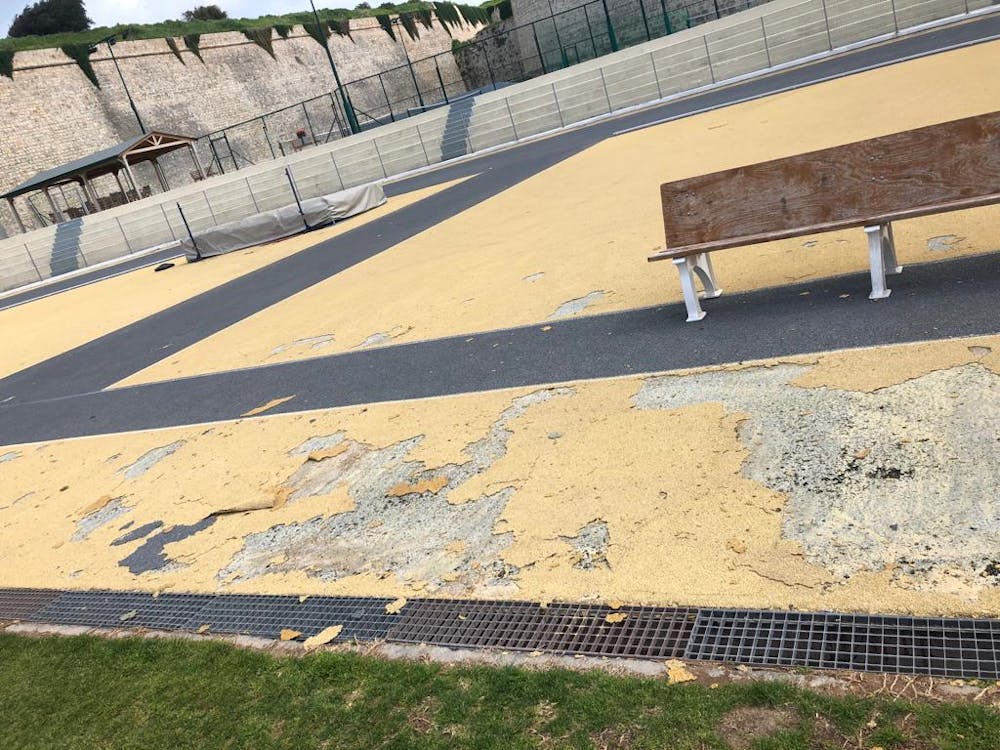 Στάδιο Ελευθερίας: Έκπτωση της αναδόχου εταιρίας για το έργο – Αρνήθηκε να αποκαταστήσει τις κακοτεχνίες (Pics) runbeat.gr